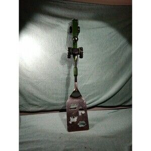 GEI Green Tractor BBQ Spatula - 18" Stainless Steel Grilling Tool by Gibson
